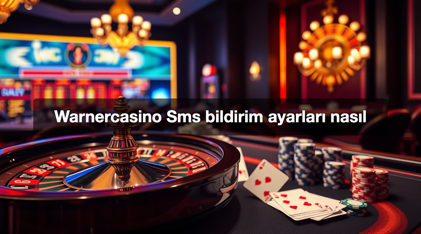 Warnercasino Sms bildirim ayarları nasıl